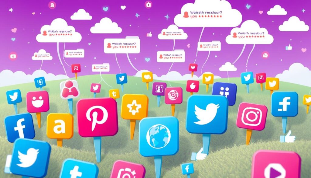 利用社交媒體收集評論